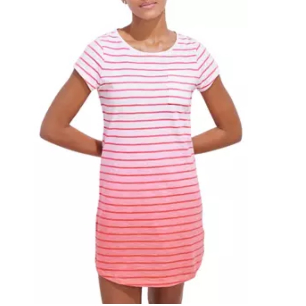NEW🌸Vineyard Vines Surftee Pink Ombré Dress XXS $118